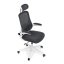 Kancelářská židle, houpací mechanismus, šedá síťovina, KA-Q843 GREY