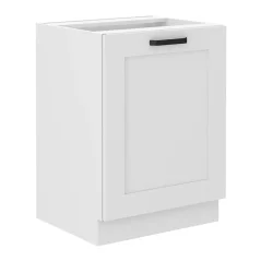 Spodní skříňka LULA 60 D 1F BB, bílá (60 x 82) cm
