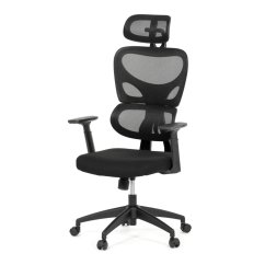 Kancelářská židle, houpací mechanismus, černá, KA-K2080 BK