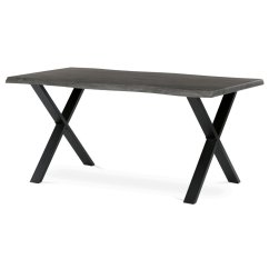 Jídelní stůl 160x90cm, mdf, šedý dub, HT-F4316 GREY