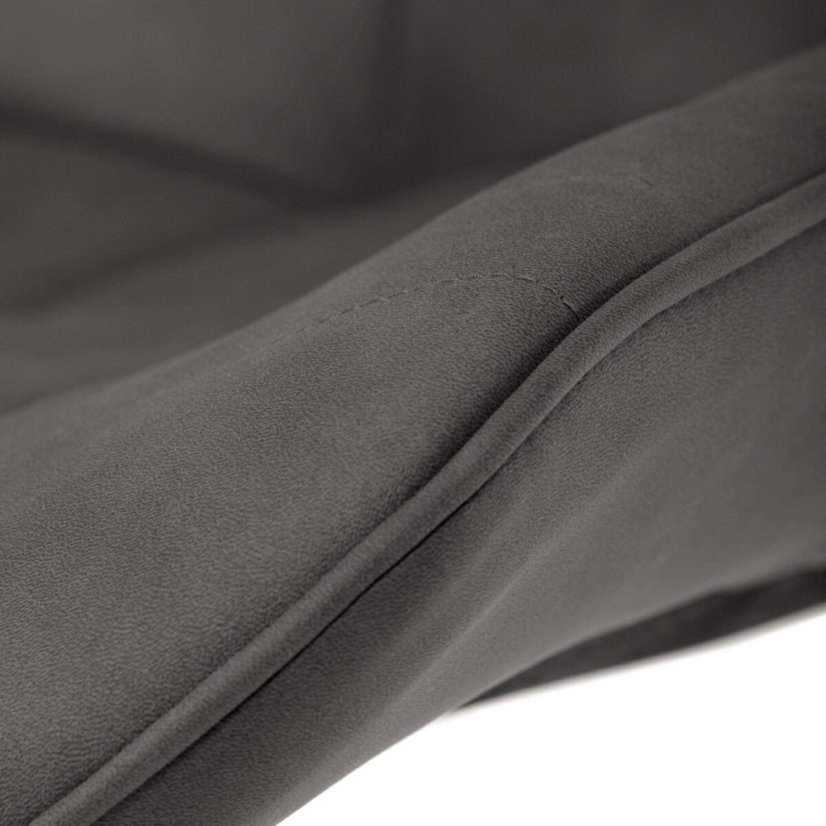 Pracovní židle, výškově nastavitelná, šedá látka, KA-V3120 GREY3