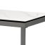 Konferenční stolek 121x61x45cm, slinutá keramika, mramor, AHG-284 WT
