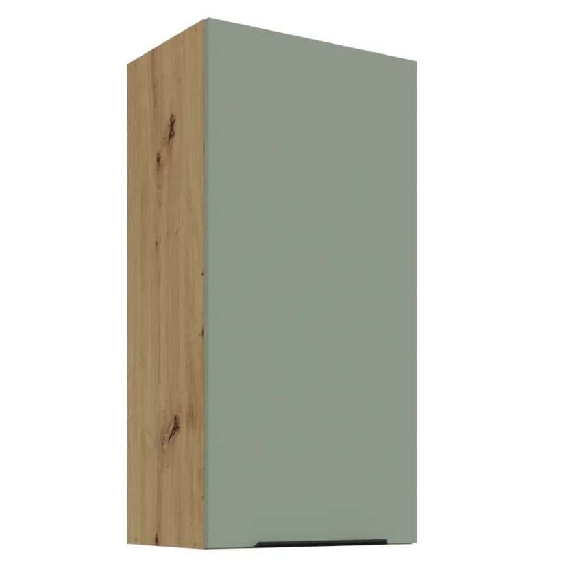 Horní skříňka ARSANY 45 G-90 1F, aquamarine/dub artisan (45 x 90) cm