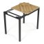 Jídelní stůl rozkládací 60-90x60 cm, melamin, dub, GDT-206 OAK - Barva (vyberte): hnědá - Barva (vyberte): hnědá#eup349726euv2