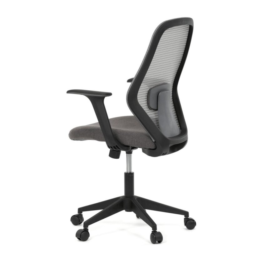 Kancelářská židle, houpací mechanismus, šedá síťovina, KA-V3149 GREY