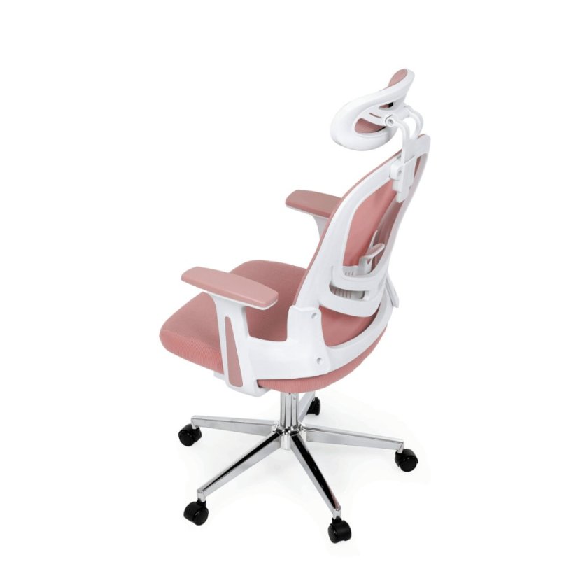 Kancelářská židle, houpací mechanismus, růžová, KA-K2031 PINK