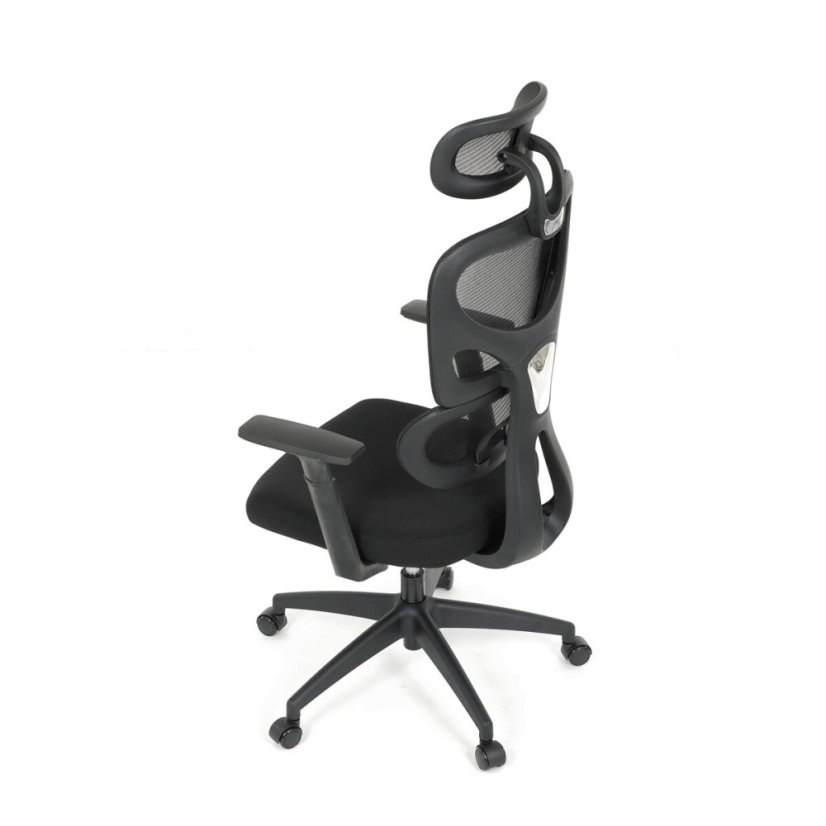 Kancelářská židle, houpací mechanismus, černá, KA-K2080 BK