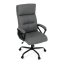 Kancelářské křeslo, houpací mechanismus, šedá ekokůže, KA-Y346 GREY