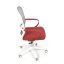 Kancelářská židle, houpací mechanismus, červená látka, KA-S425 RED