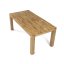 Jídelní stůl 180x90x75, masiv dub bílý, povrchová úprava olejem, nohy 10x10 cm