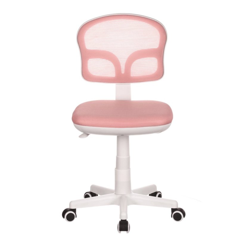 Dětská židle, výškově nastavitelná, růžová síťovina, KA-C801 PINK