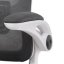 Kancelářská židle, houpací mechanismus, šedá síťovina, KA-Q843 GREY