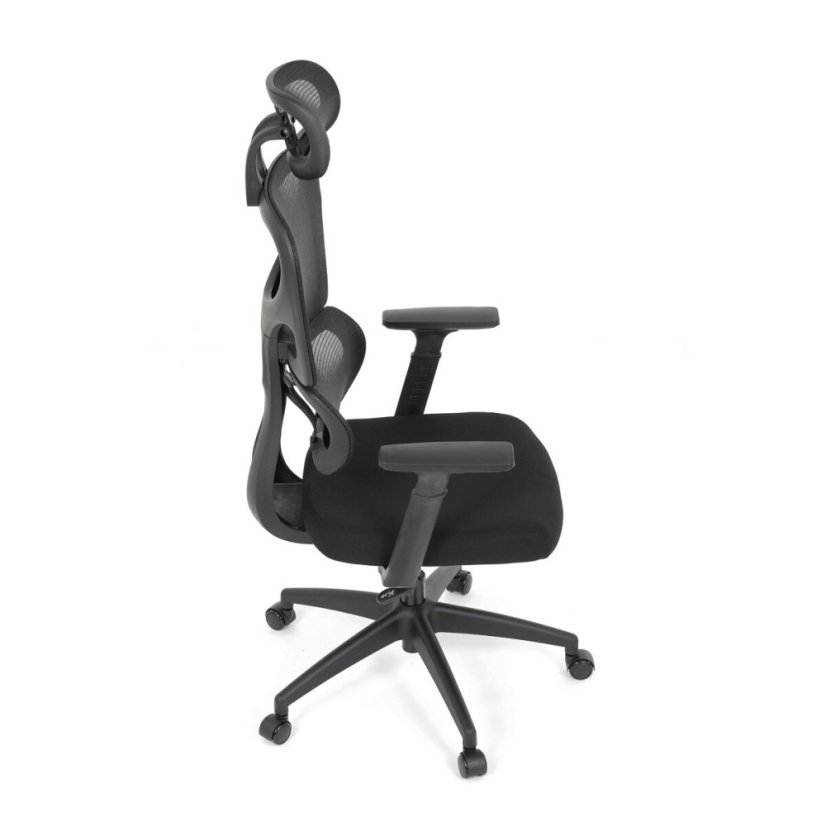 Kancelářská židle, houpací mechanismus, černá, KA-K2080 BK