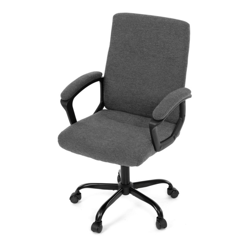 Kancelářské křeslo, houpací mechanismus, šedá látka, KA-Y391 GREY2