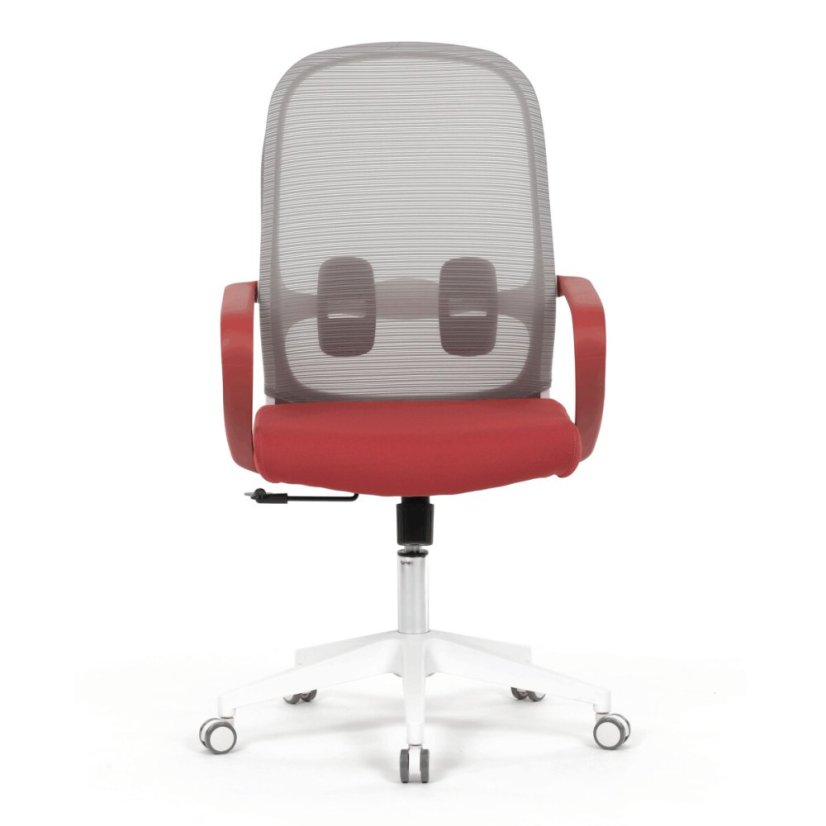 Kancelářská židle, houpací mechanismus, červená látka, KA-S425 RED