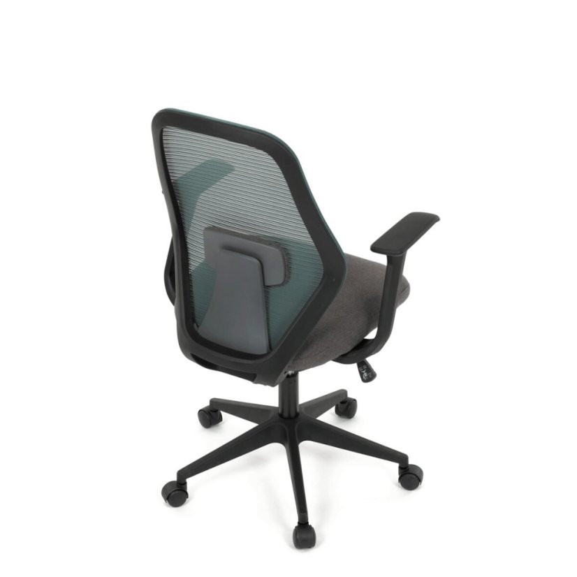 Kancelářská židle, houpací mechanismus, zelená síťovina, KA-V3149 GRN