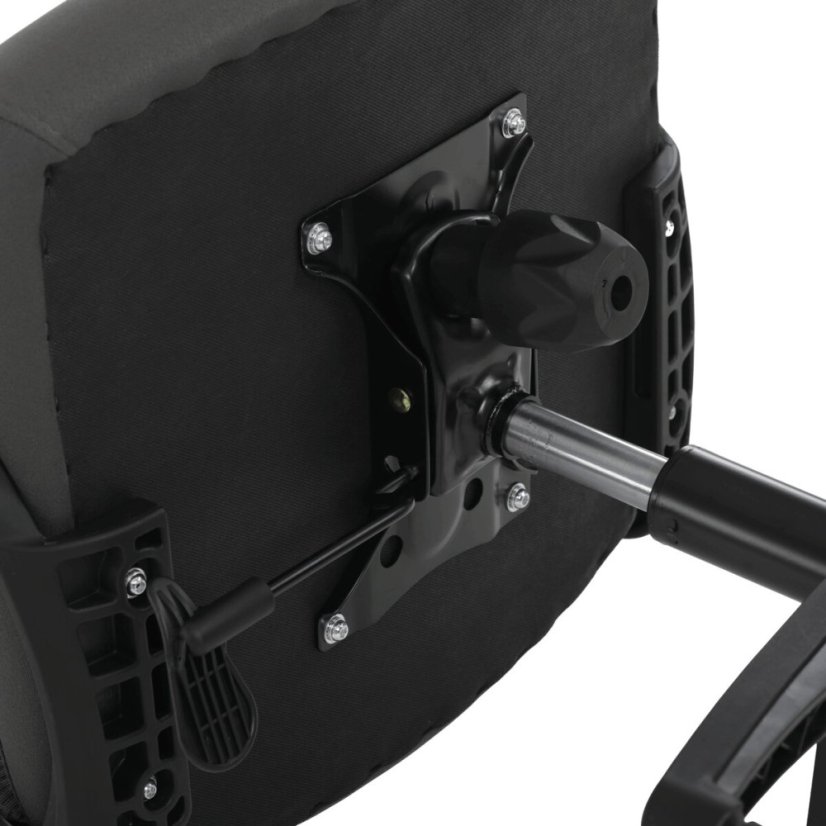 Kancelářská židle, houpací mechanismus, šedá síťovina, KA-S3015 GREY