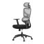 Kancelářská židle, houpací mechanismus, šedá, KA-K2080 GREY