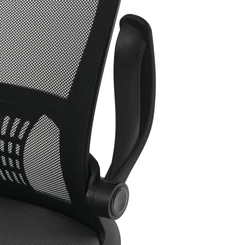 Dětská židle, houpací mechanismus, šedá síťovina, KA-K2006 GREY
