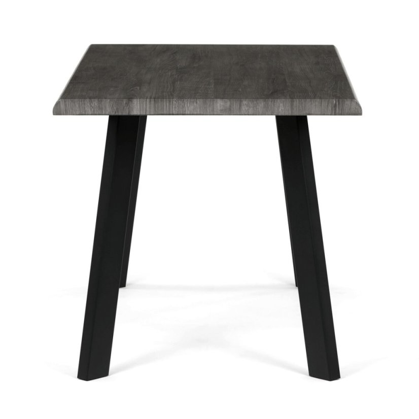 Jídelní stůl 140x80cm, mdf, šedý dub, HT-F4514 GREY - Barva (vyberte): hnědá#eup349729euv2