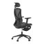 Kancelářská židle, synchronní mechanismus, šedá síťovina, KA-S257 GREY