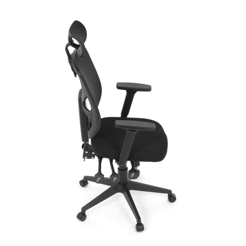 Kancelářská židle, asynchronní mechanismus, černá, KA-Q8250 BK