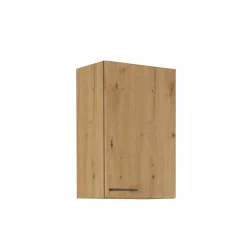 Horní skříňka, černý mat / dub artisan, Monro 45 G-72 1F