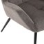 Křeslo ušák, šedá, látka, AK-H9206 GREY2