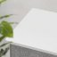 Komoda 80x30x82cm, kov, šedá, AUK-E1024 GREY - Barva: bílá#eup349560euv2