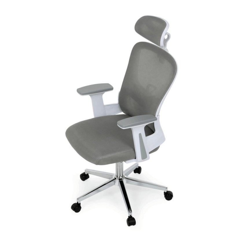 Kancelářská židle, houpací mechanismus, šedá, KA-K2031 GREY