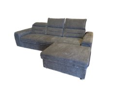 Rozkládací rohová sedačka SENDI II hnědá