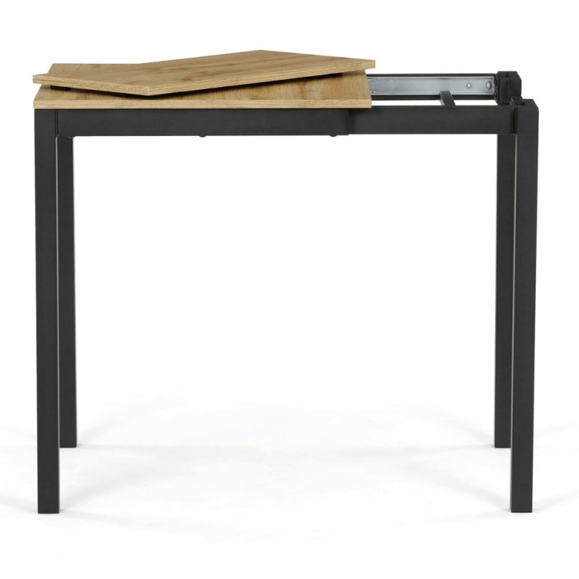 Jídelní stůl rozkládací 60-90x60 cm, melamin, dub, GDT-206 OAK - Barva (vyberte): hnědá - Barva (vyberte): hnědá#eup349726euv2