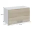 Horní skříňka, FABIANA W – 60OK, dub sonoma / bílá (60 x 36) cm
