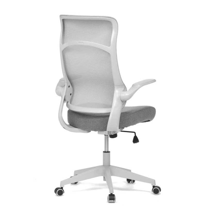Kancelářská židle, houpací mechanismus, šedá síťovina, KA-A182 GREY
