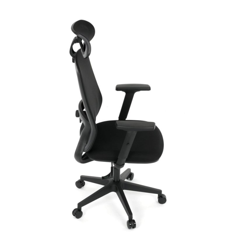 Kancelářská židle, synchronní mechanismus, černá síťovina, KA-S2176 BK