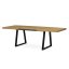 Jídelní stůl rozkládací 160-240x90 cm, lamino, dub, HT-R5624 OAK
