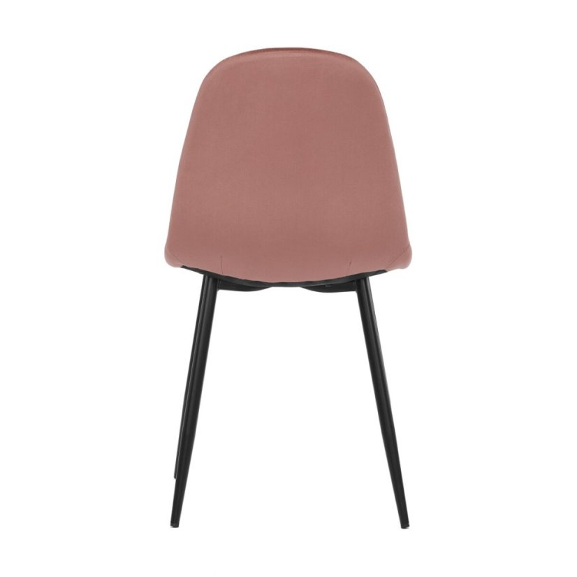 Jídelní židle, růžová, sametová látka, CT-971 PINK4