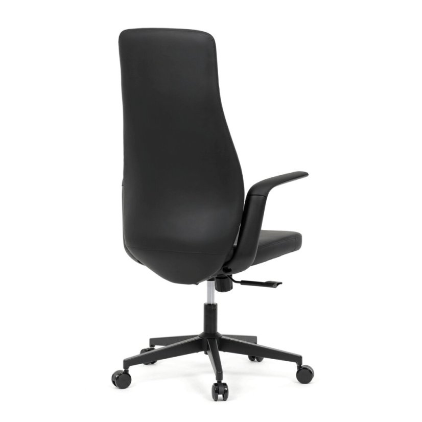 Kancelářské křeslo, synchronní mechanismus, černá ekokůže, KA-T8325 BK