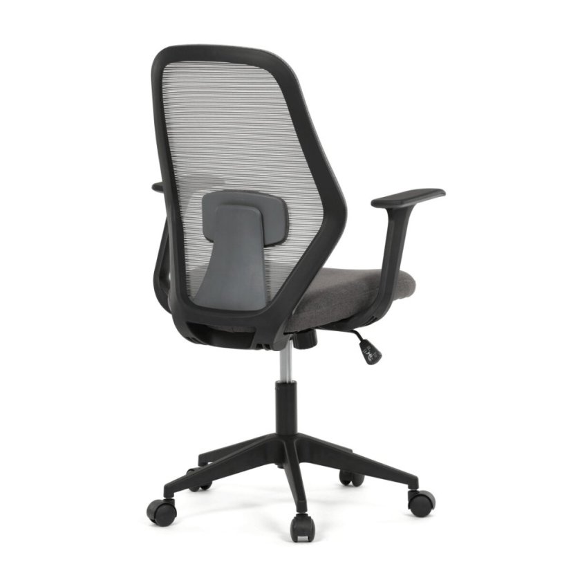Kancelářská židle, houpací mechanismus, šedá síťovina, KA-V3149 GREY