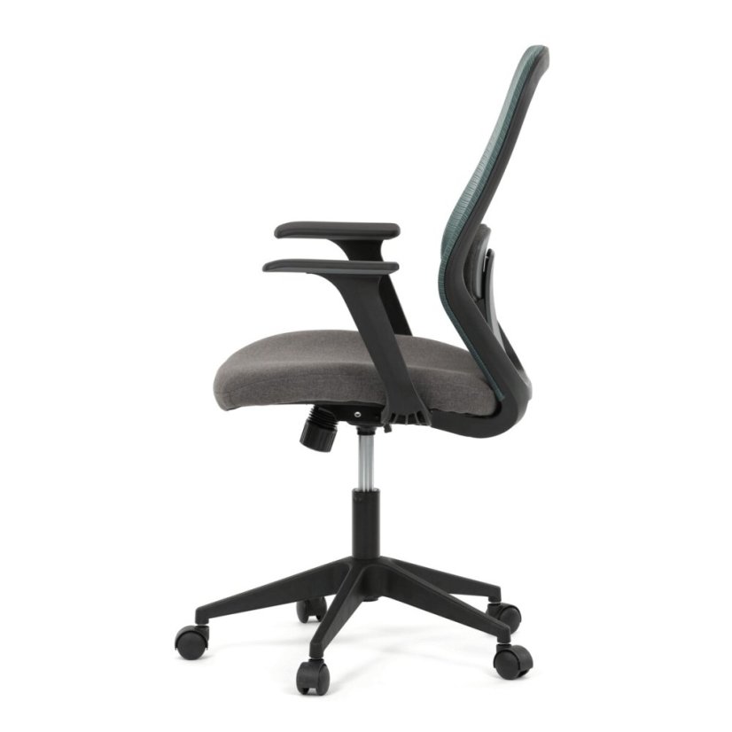 Kancelářská židle, houpací mechanismus, zelená síťovina, KA-V3149 GRN