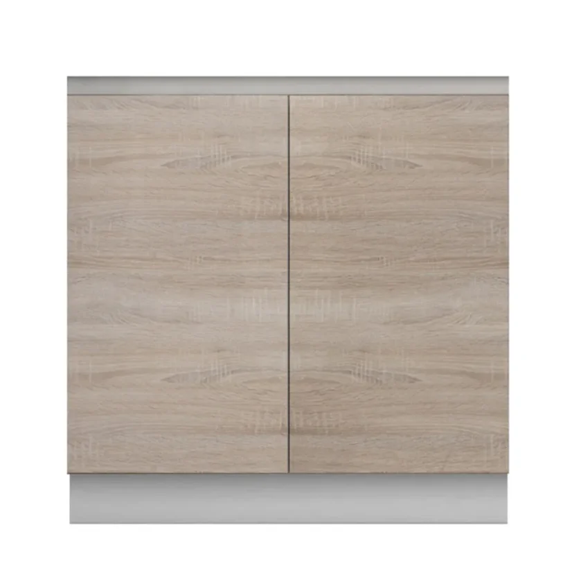 Dolní skříňka D 80 ZL LINE, dub sonoma/bílá (80 x 82) cm
