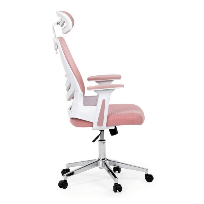 Kancelářská židle, houpací mechanismus, růžová, KA-K2031 PINK