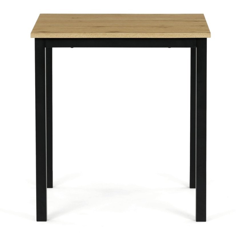Jídelní stůl 70x70cm, melamin, dub, GDT-201 OAK - Barva (vyberte): hnědá - Barva (vyberte): bílá#eup349725euv4