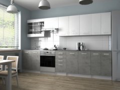 Kuchyňská linka PALERMO 320/260 bílá / beton
