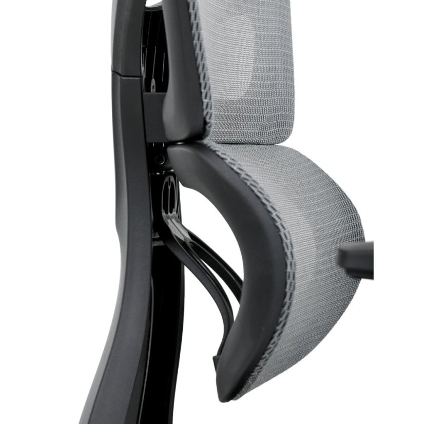 Kancelářská židle, houpací mechanismus, šedá, KA-K2080 GREY