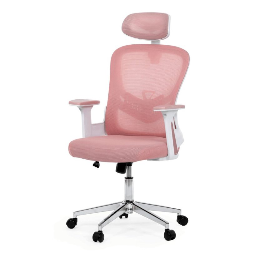 Kancelářská židle, houpací mechanismus, růžová, KA-K2031 PINK