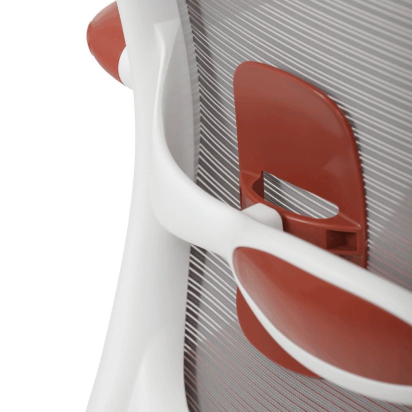 Kancelářská židle, houpací mechanismus, červená látka, KA-S425 RED