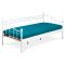 Postel jednolůžková 90x200, kovová konstrukce, matný lak