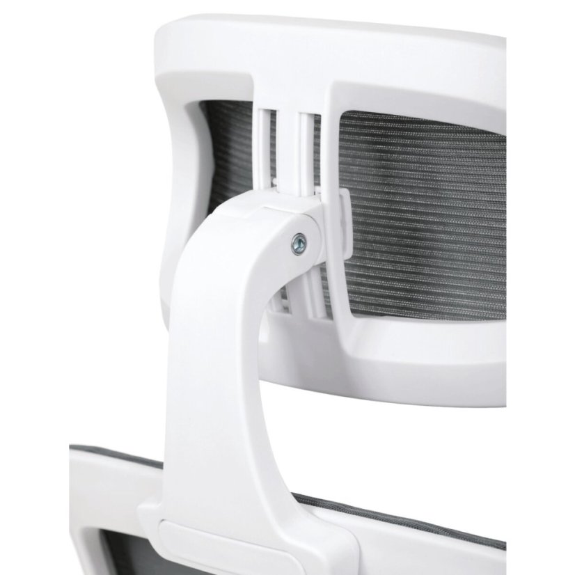 Kancelářská židle, houpací mechanismus, šedá síťovina, KA-Q843 GREY
