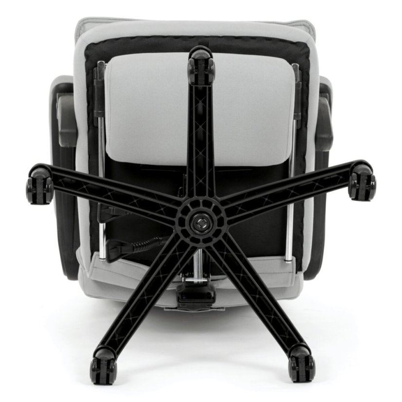 Kancelářské křeslo, synchronní mechanismus, stříbrná látka, KA-Y350 SIL